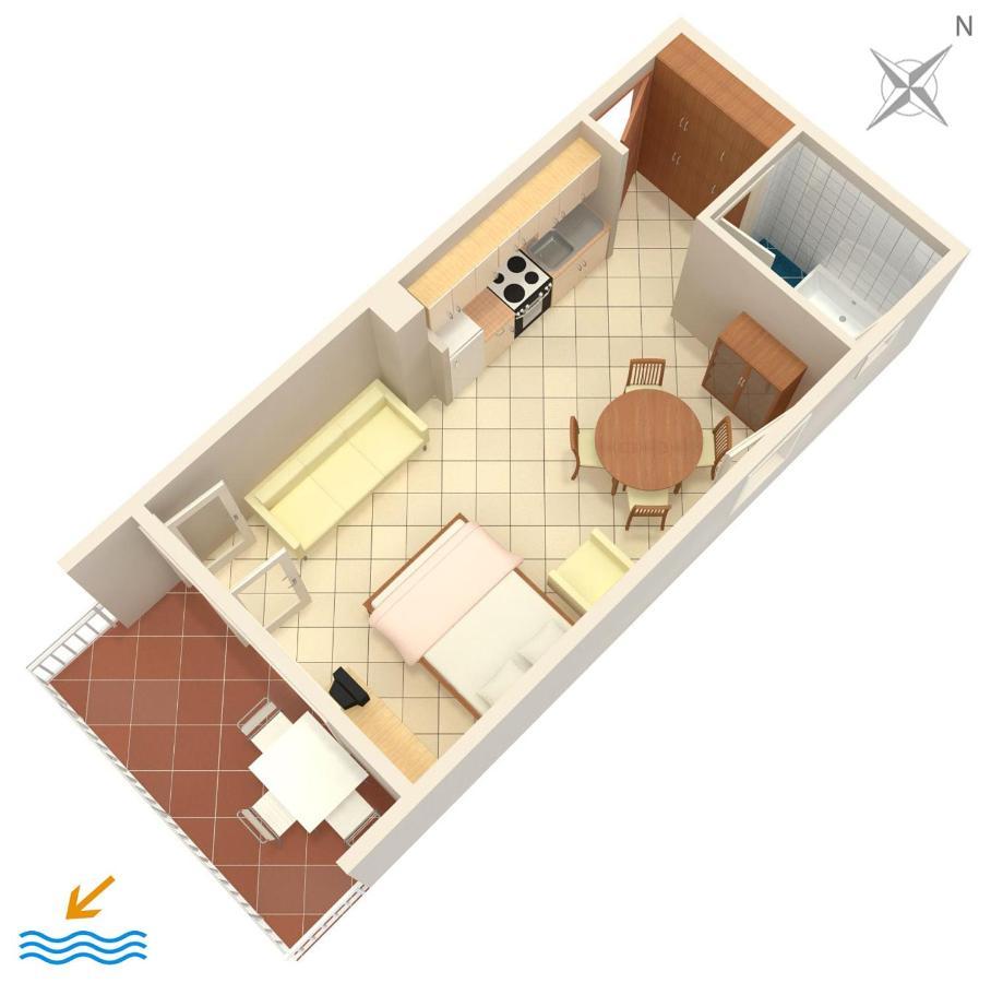 Apartments By The Sea Baska Voda, Makarska - 300 Bagian luar foto