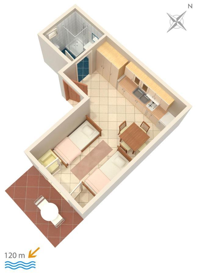 Apartments By The Sea Baska Voda, Makarska - 300 Bagian luar foto